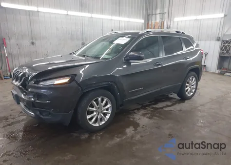 2017 Jeep Cherokee Limited 4X4 z USA, uszkodzony, nr VIN 1C4PJMDS9HW593980